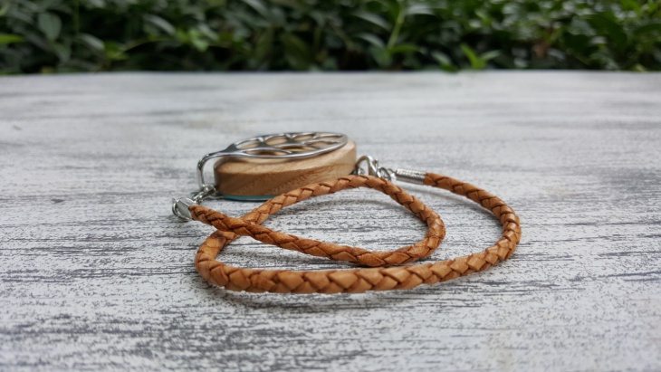 leather braided bracelet