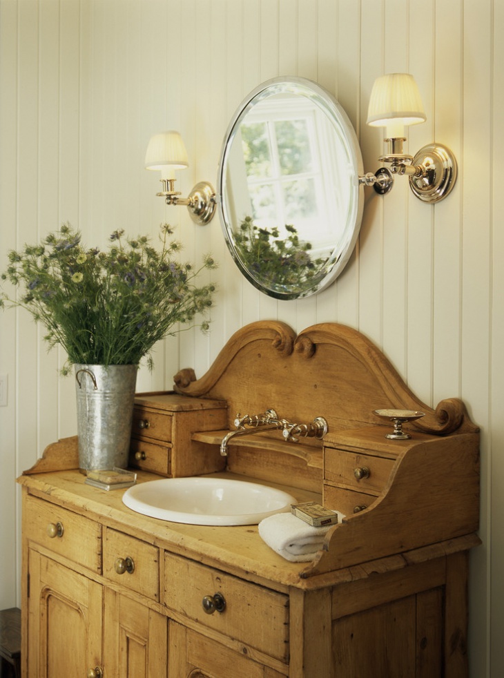 17+ Rustic Bathroom Vanity Designs, Ideas | Design Trends - Premium PSD ...