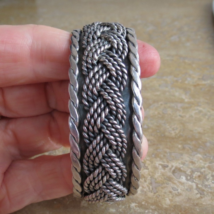braided wire bracelet
