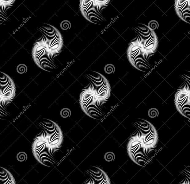 monochrome galaxy seamless pattern