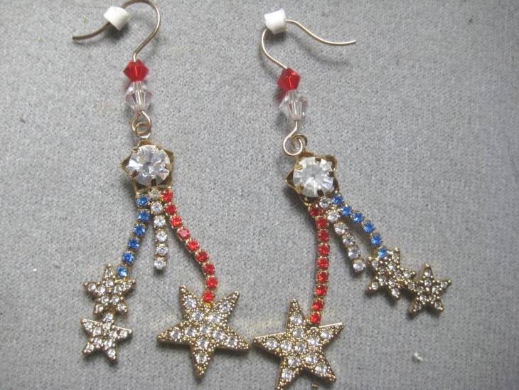 beautiful star earrings