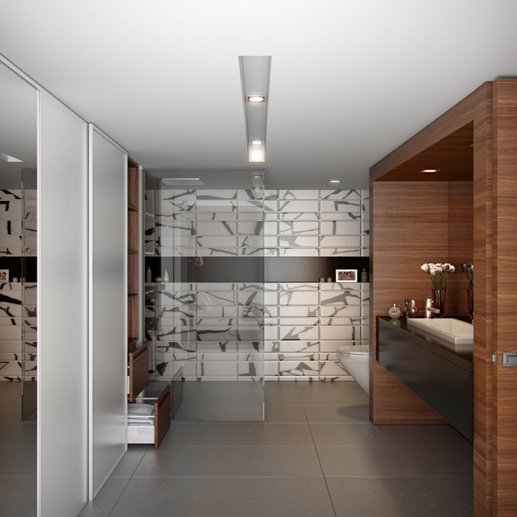 modern zen bathroom design