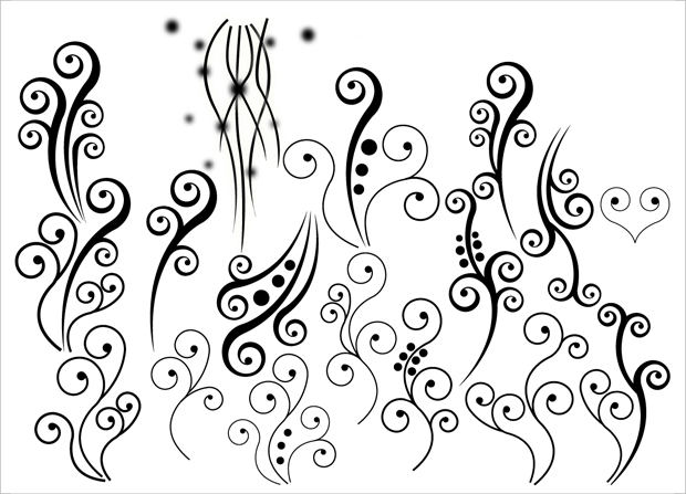 swirl curly vector1
