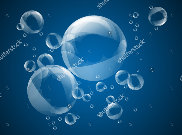 water bubbles vector