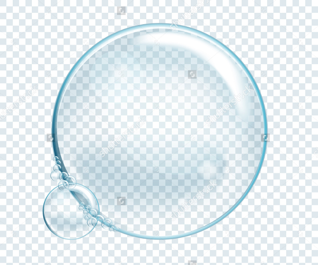 vector soap water bubbles