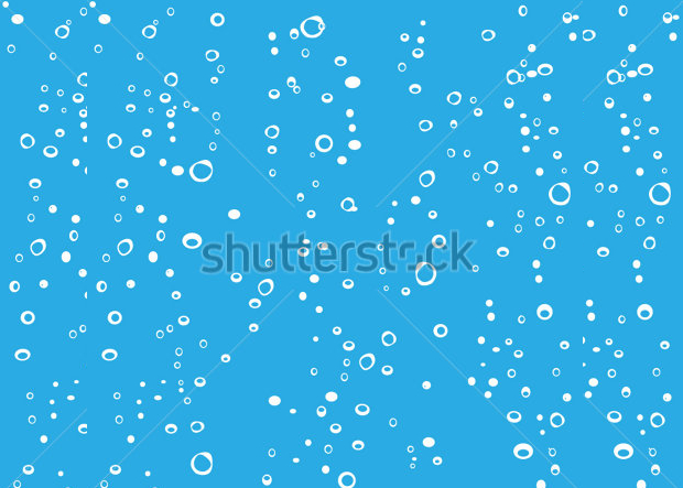 sparkling water blue bubbles vector