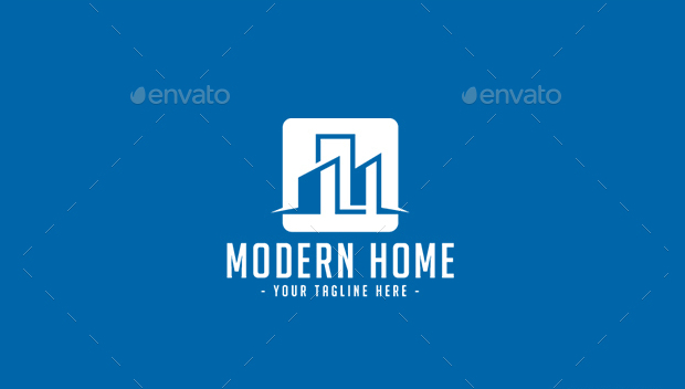 modern home logo