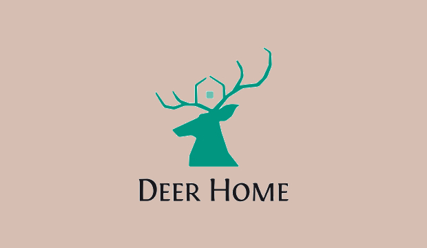 deer home logo design