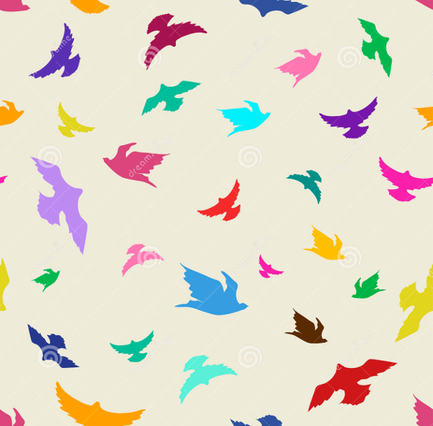 flying birds pattern
