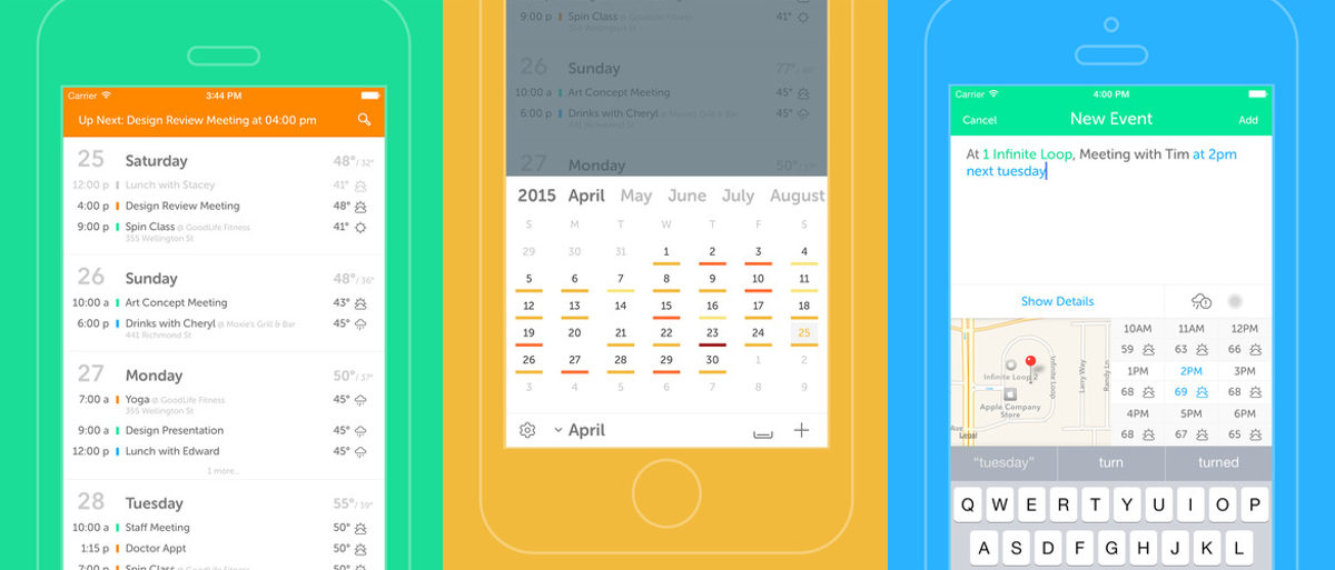 horizon 3 calendar app