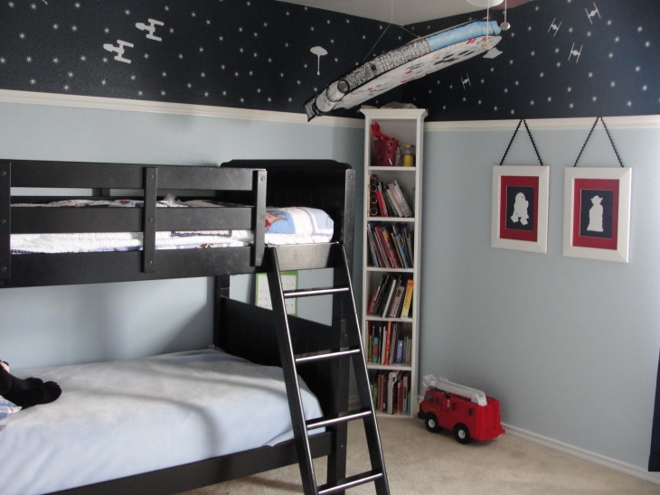 16 Star Wars Bedroom Designs Ideas Design Trends Premium Psd Vector Downloads - Star Wars Room Decor Ideas