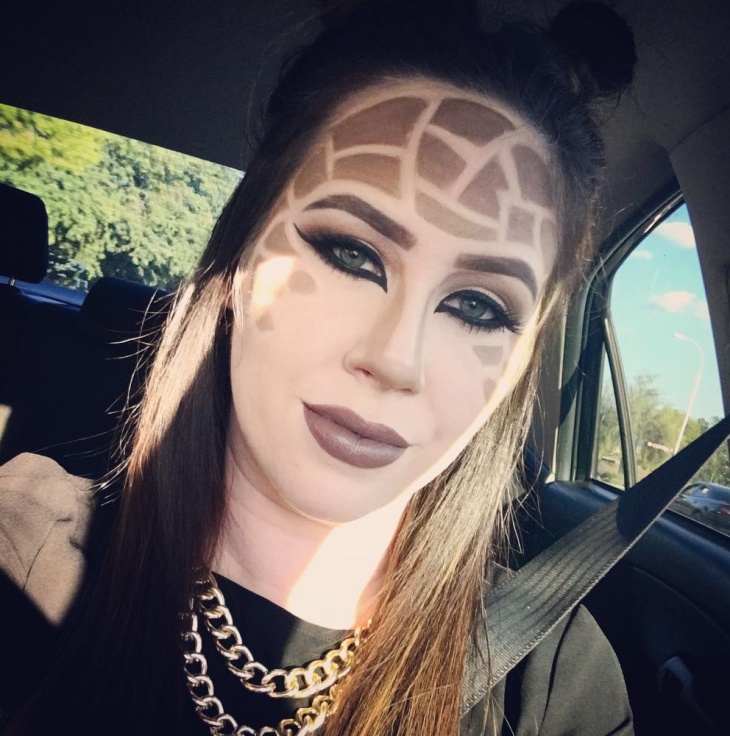 giraffe makeup for halloween1