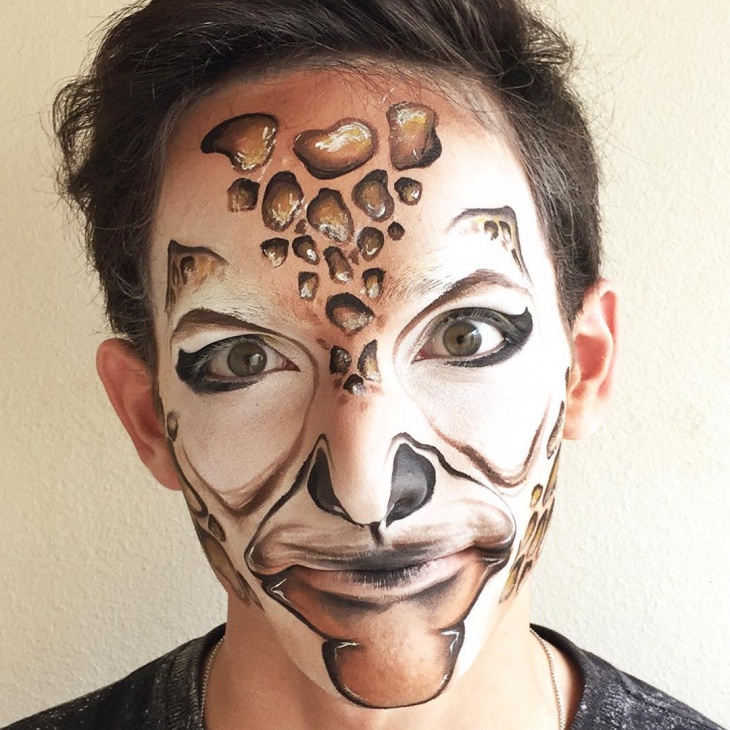 giraffe makeup for men
