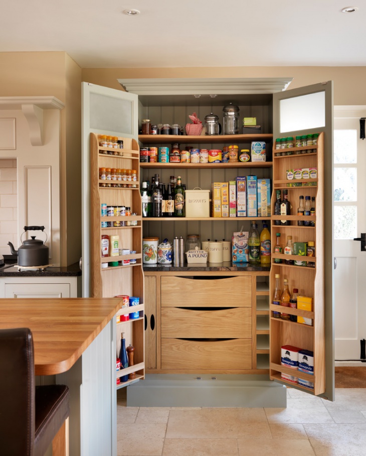 traditional kitchen pantry design