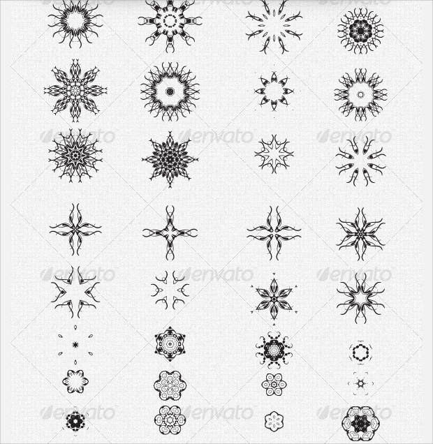 abstract decorative elements vector