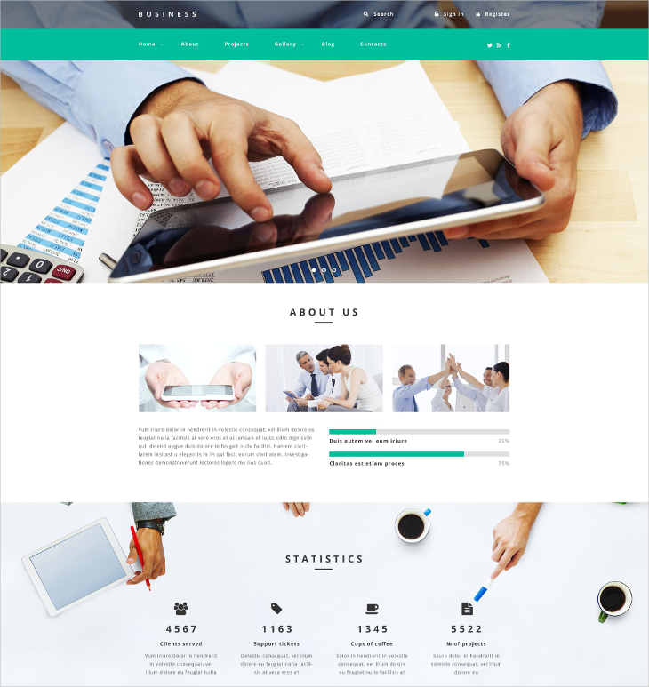 business agency drupal template