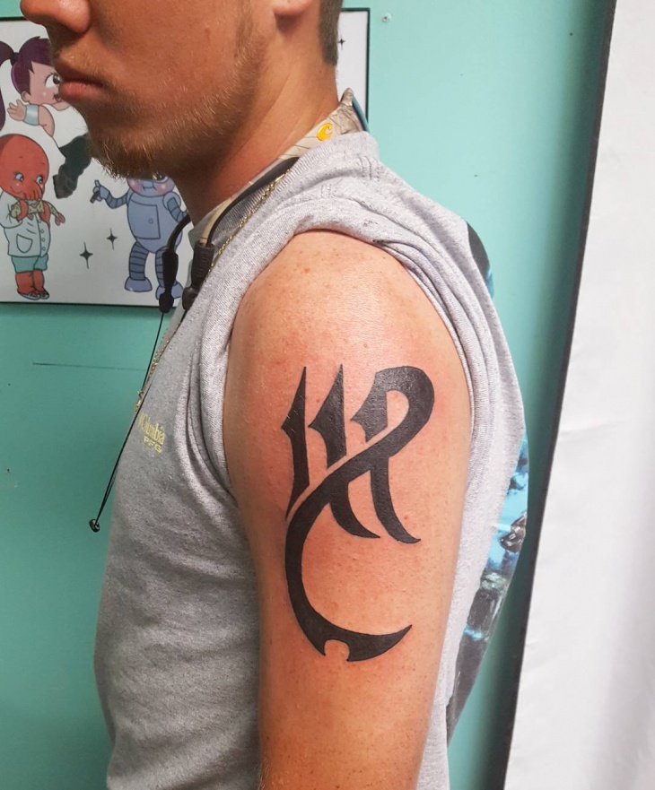 Virgo Zodiac Symbol Tattoos
