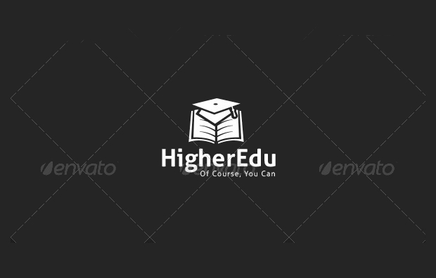 higher education logo design