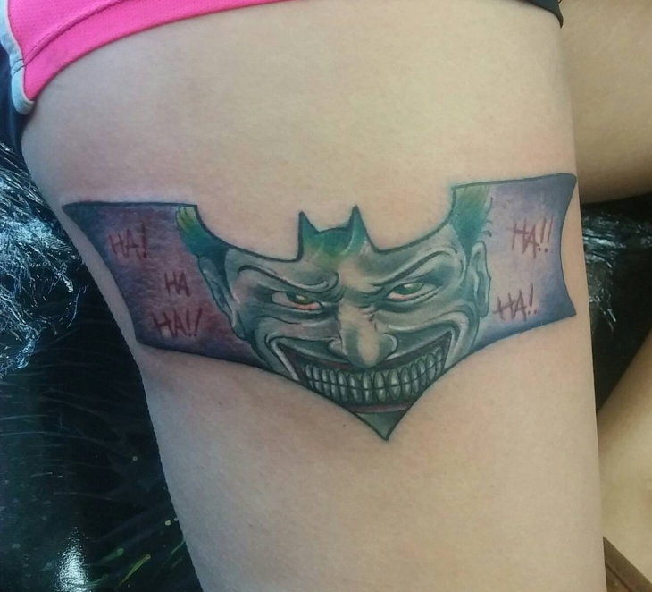 batman joker tattoo