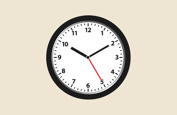 office clock vector