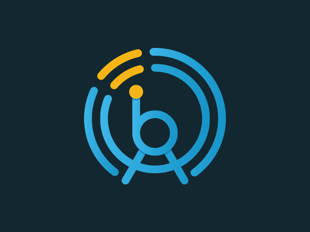 wireless communication logo design