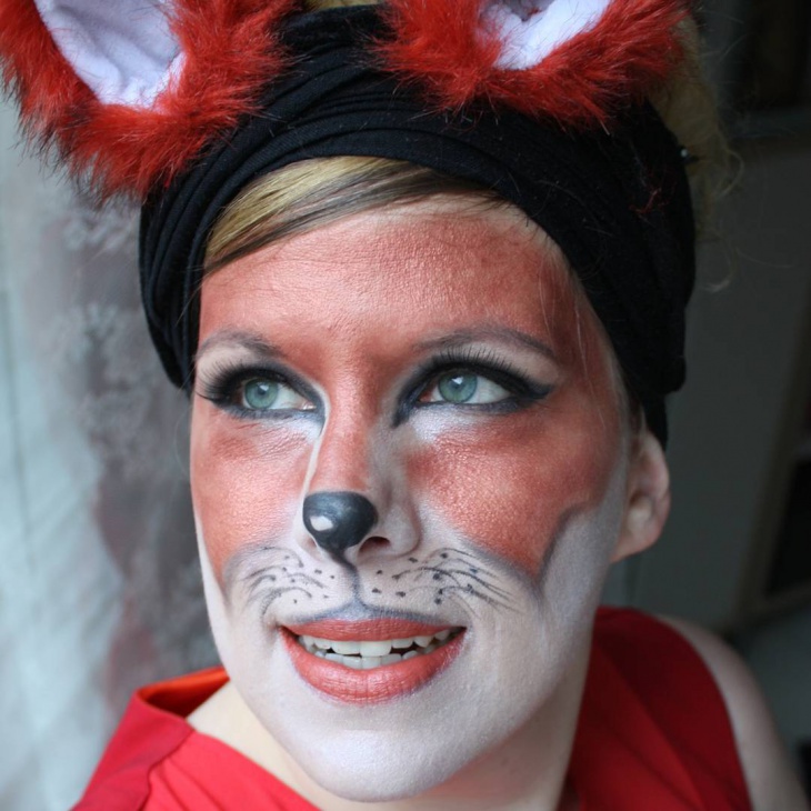 fox makeup for men