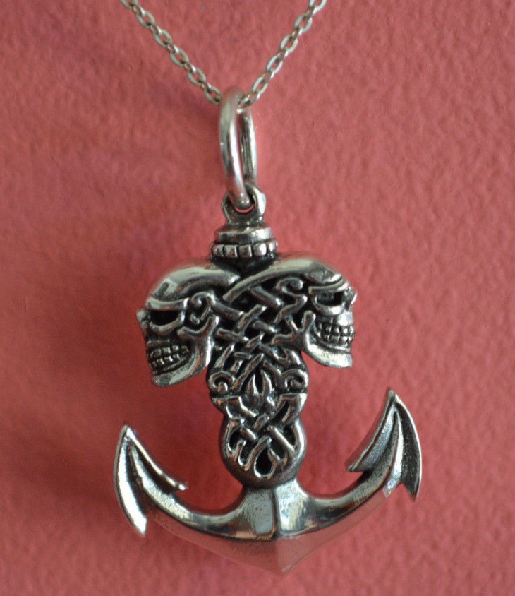 celtic anchor necklace
