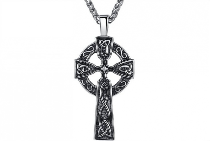 mens celtic necklace