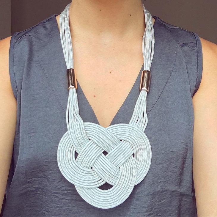 celtic knot statement necklace