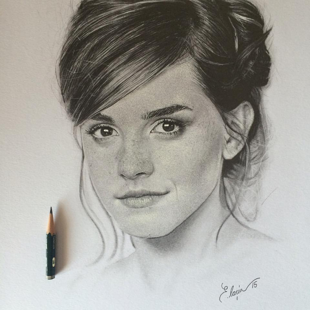 pencil portrait drawing