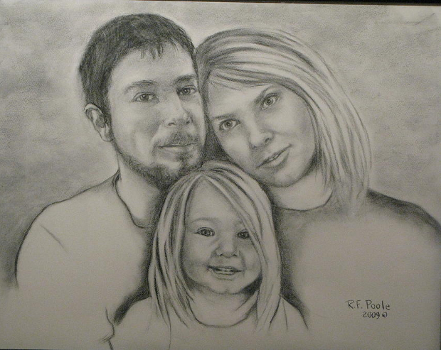 family portrait drawing