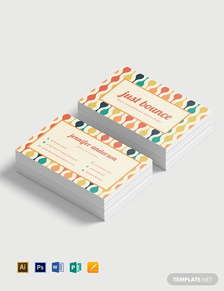 funky business card