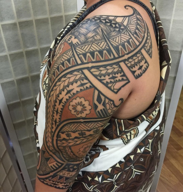 hawaiian tribal tattoo design