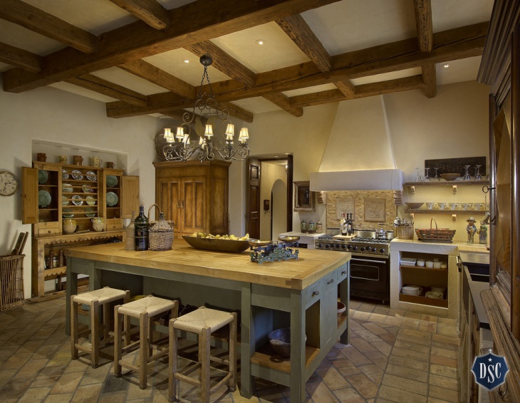 luxury tuscan kitchen