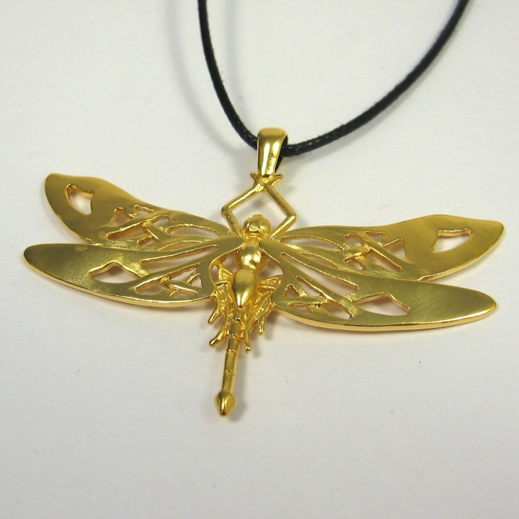 celtic dragonfly pendant