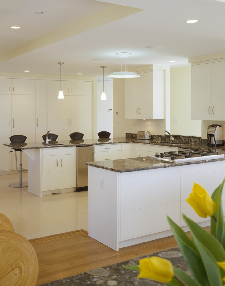 contemporary u shaped kitchen design
