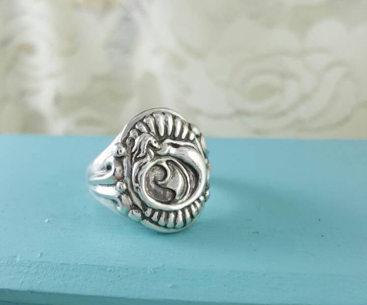 sterling silver mermaid ring