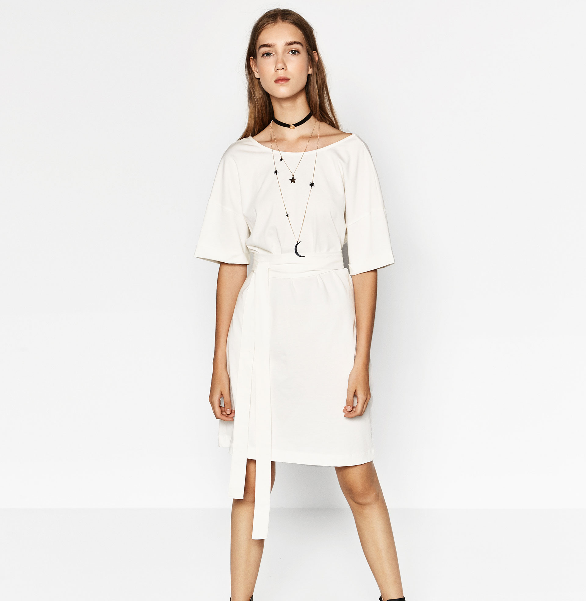 short white dress design