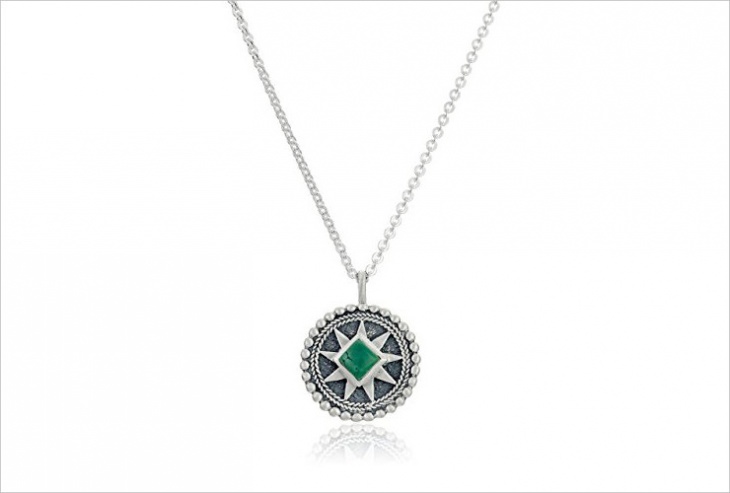 silver mandala necklace design