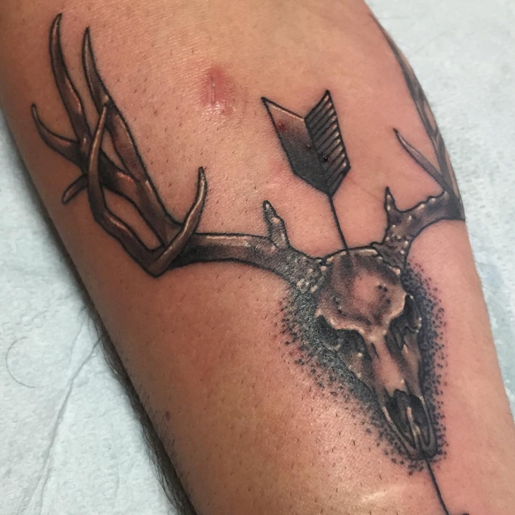 archery hunting tattoo