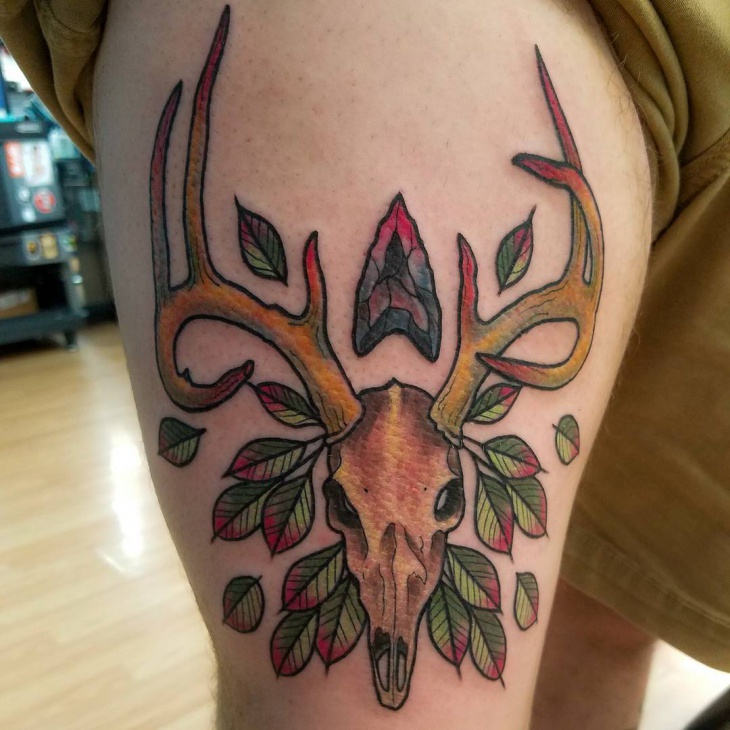 natural hunting tattoo