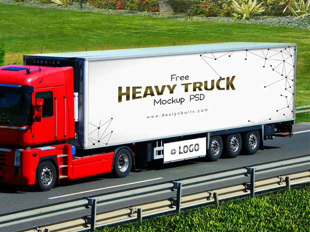 heavy truck mockup