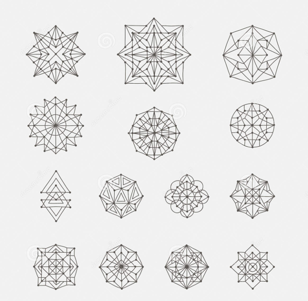 geometric doodle shapes