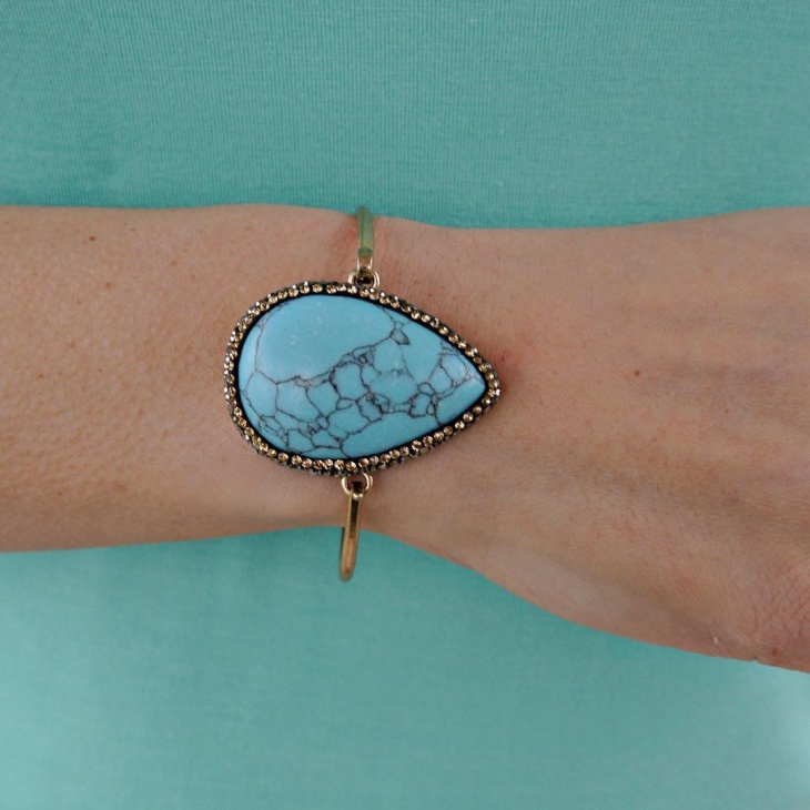 turquoise stone bracelet design