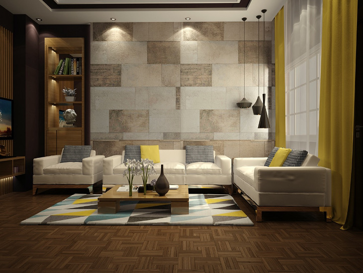 living room wall interior design