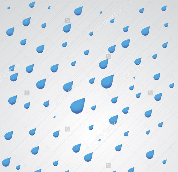 raining drops vector
