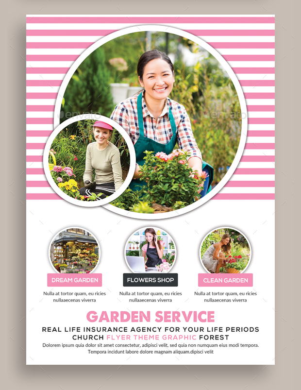 lawn care service flyer