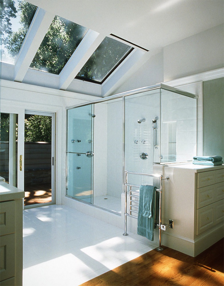 master bathroom skylight