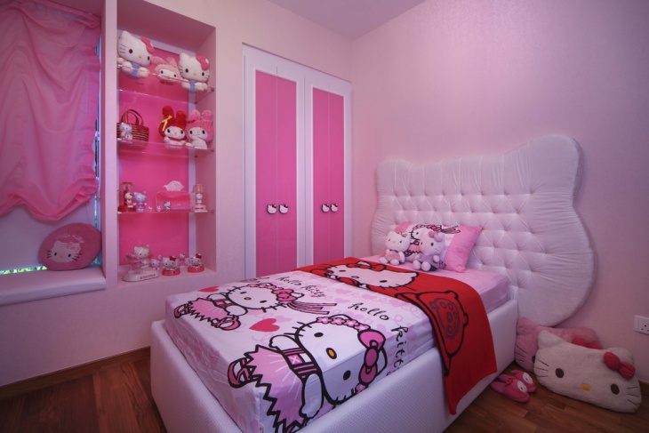 pink hello kitty bedroom