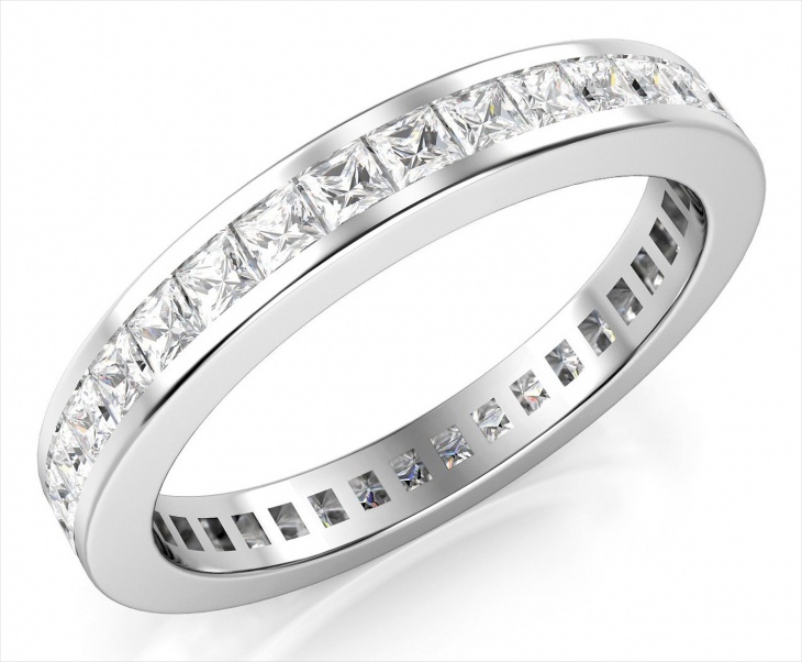 sterling silver eternity ring